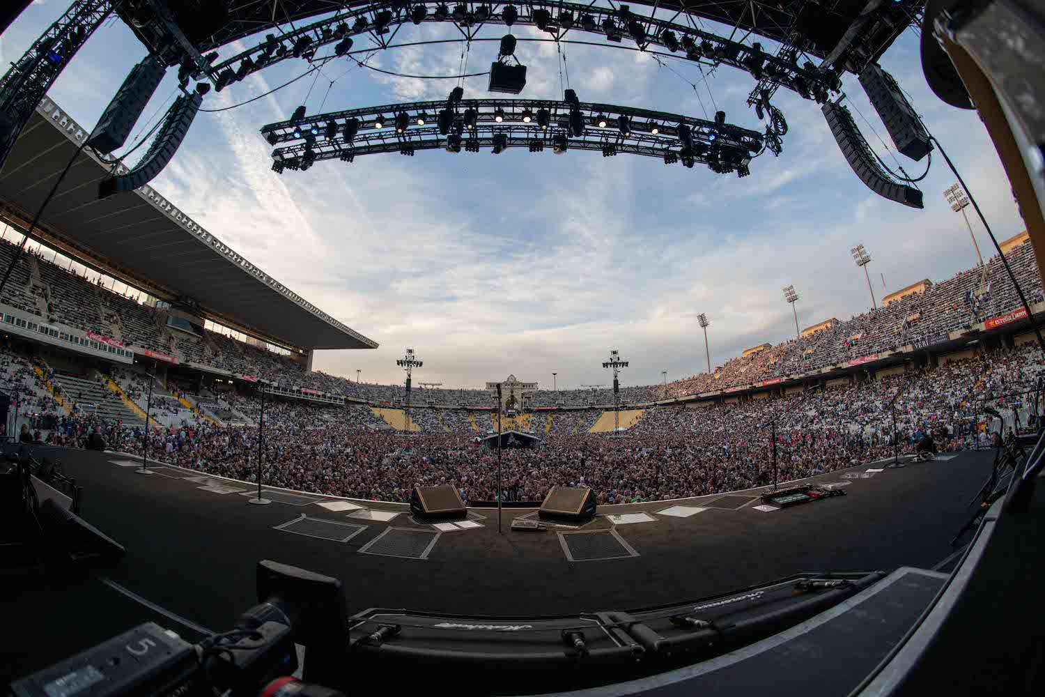 Bruce Springsteen & E Street Band at Estadi Olímpic, Barcelona, Spain on April 28, 2023.