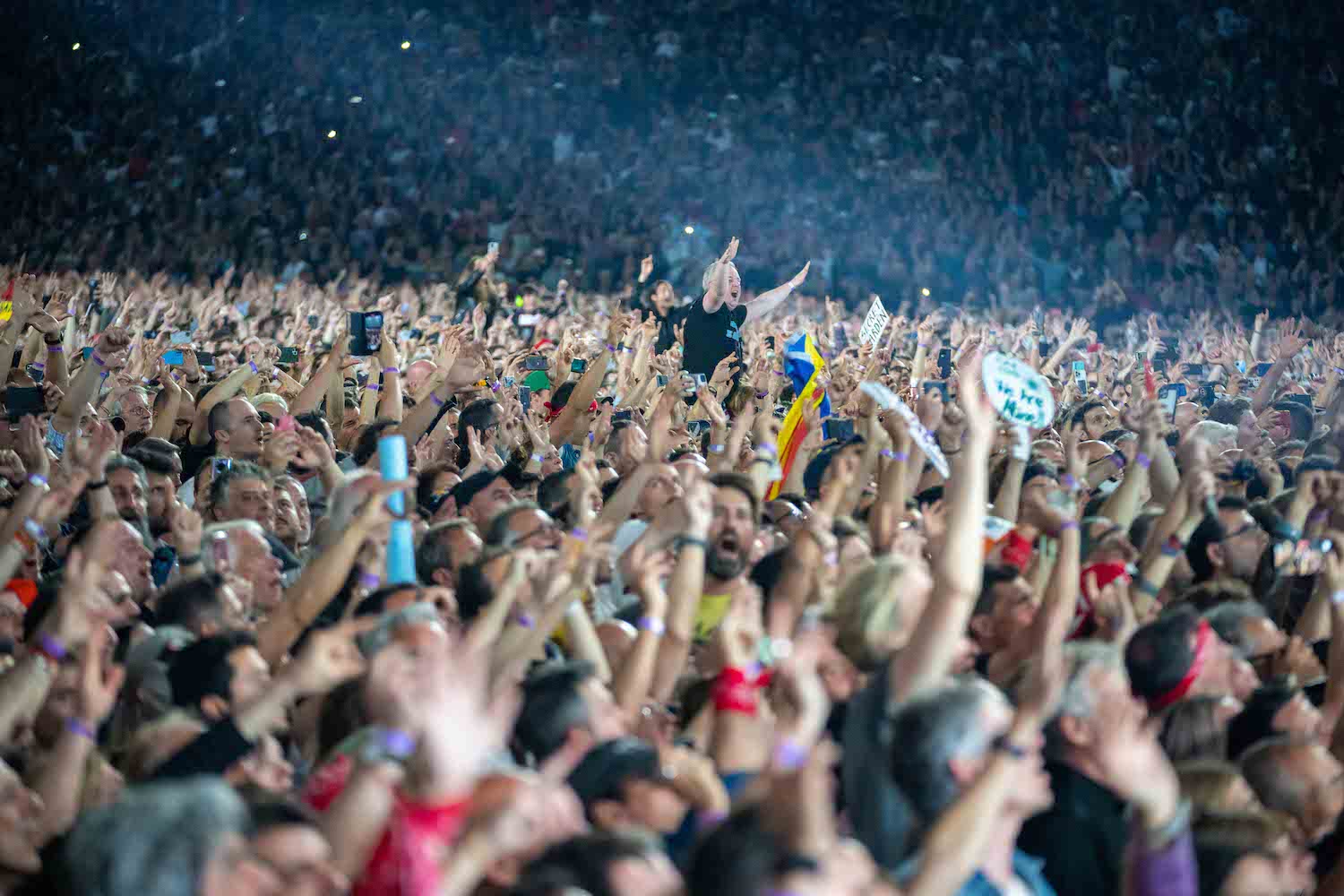 Bruce Springsteen & E Street Band at Estadi Olímpic, Barcelona, Spain on April 28, 2023.