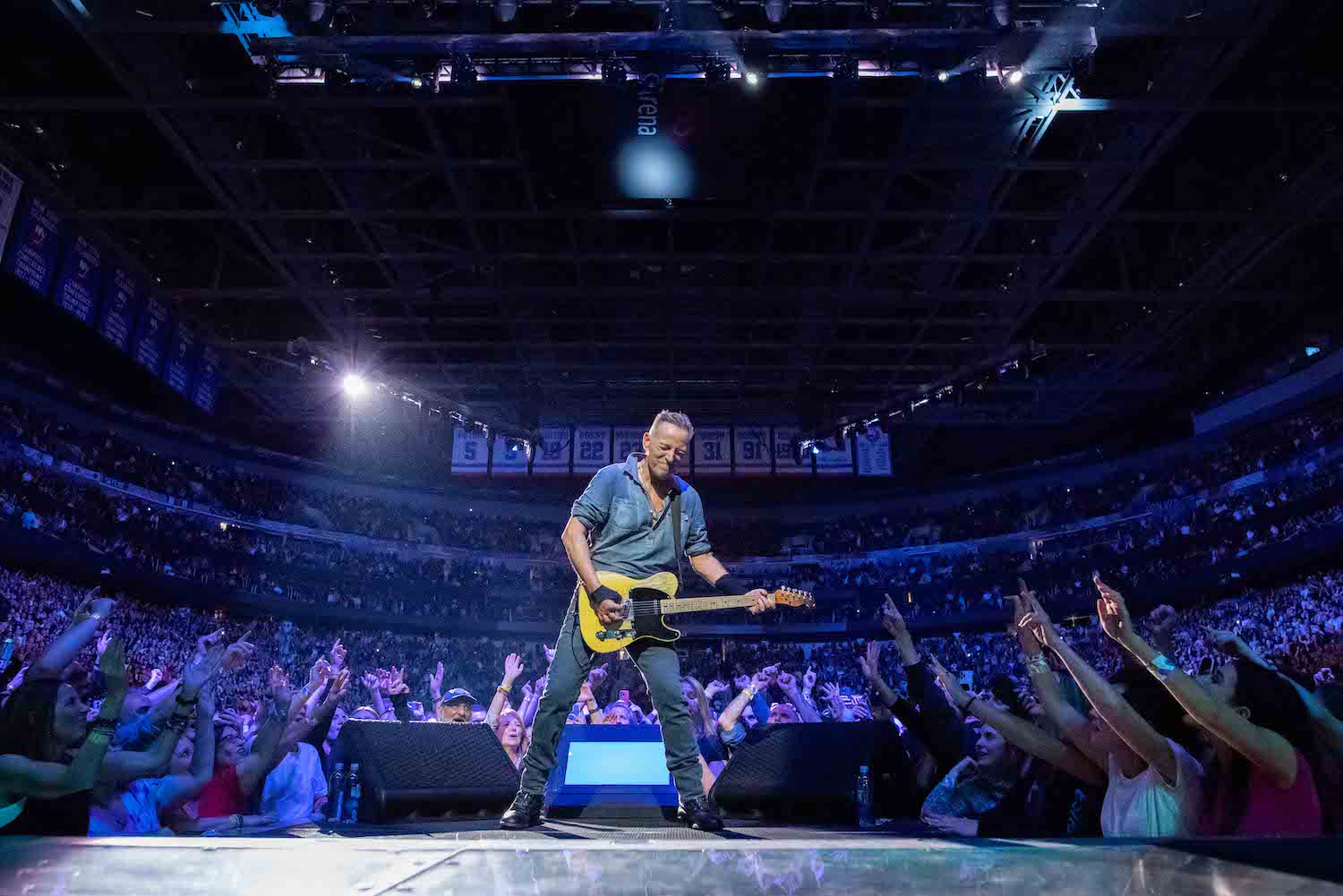 Bruce Springsteen & E Street Band at UBS Arena, Belmont Park, NY on April 9, 2023.