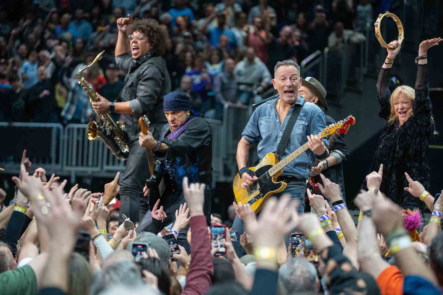 Bruce Springsteen & E Street Band at UBS Arena, Belmont Park, NY on April 9, 2023.