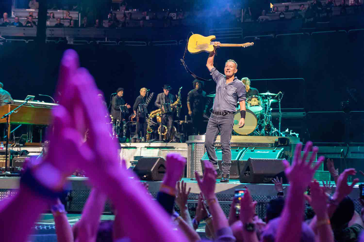 Bruce Springsteen & E Street Band at UBS Arena, Belmont Park, NY on April 9, 2023.