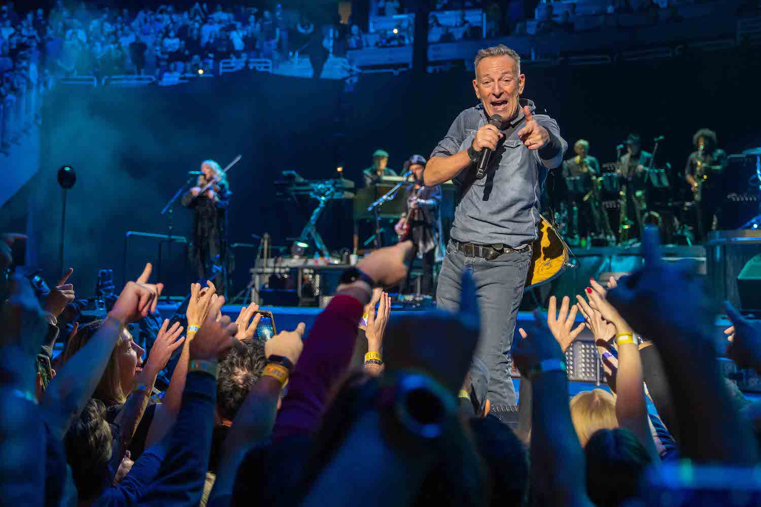 Bruce Springsteen & E Street Band at UBS Arena, Belmont Park, NY on April 9, 2023.