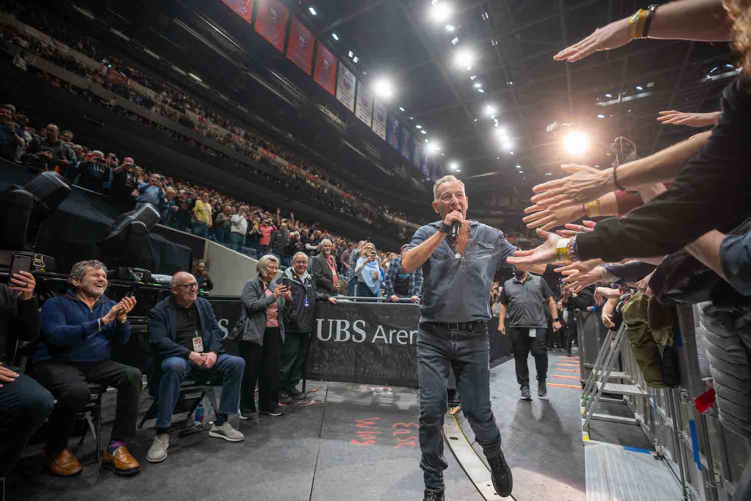 Bruce Springsteen & E Street Band at UBS Arena, Belmont Park, NY on April 9, 2023.