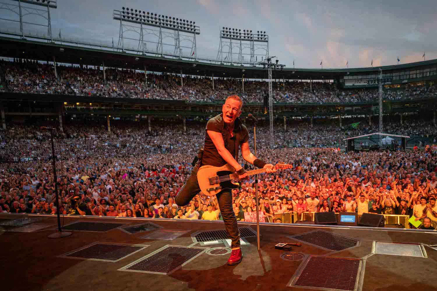 Bruce Springsteen & E Street Band at Wrigley Field, Chicago, Illinois on August 9, 2023.