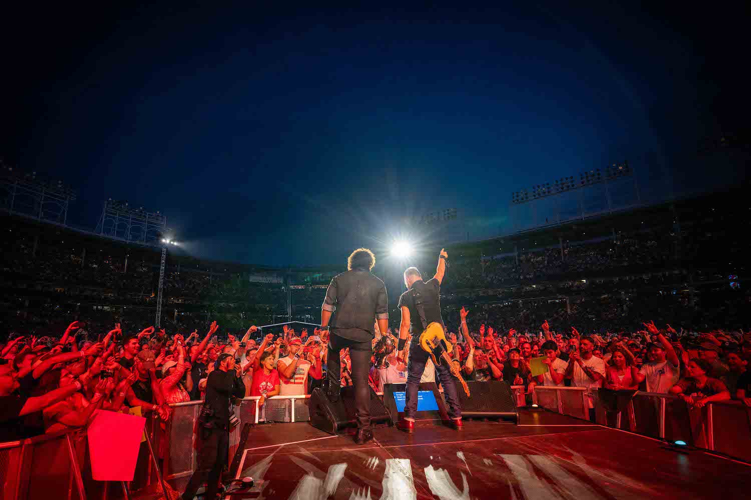 Bruce Springsteen & E Street Band at Wrigley Field, Chicago, Illinois on August 9, 2023.