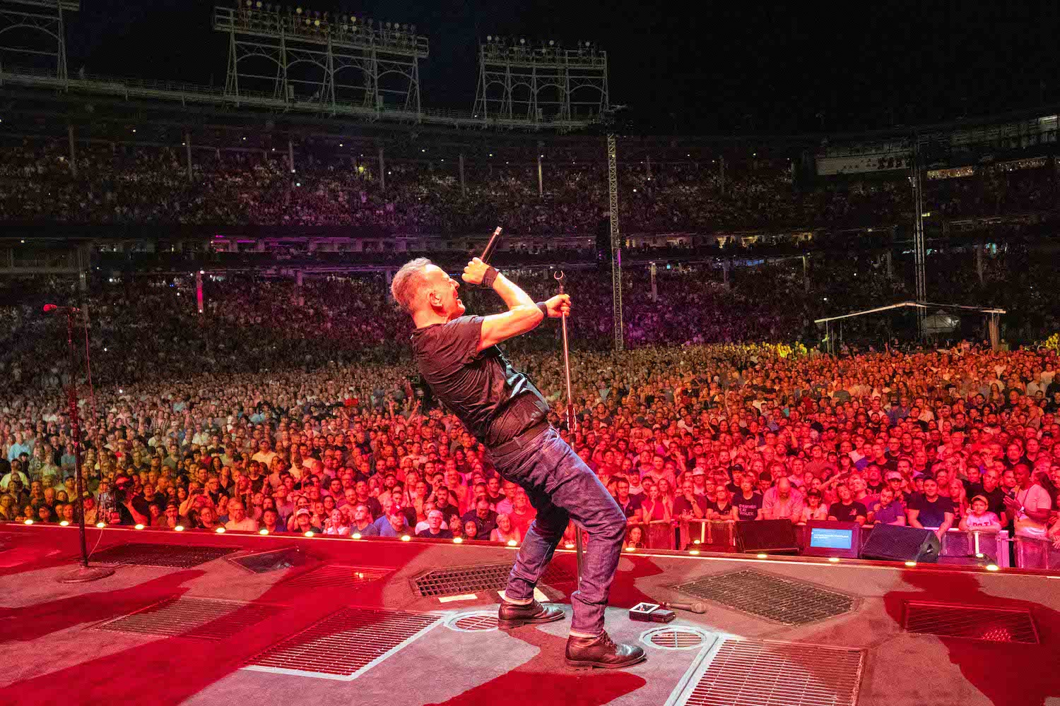Bruce Springsteen & E Street Band at Wrigley Field, Chicago, Illinois on August 11, 2023.