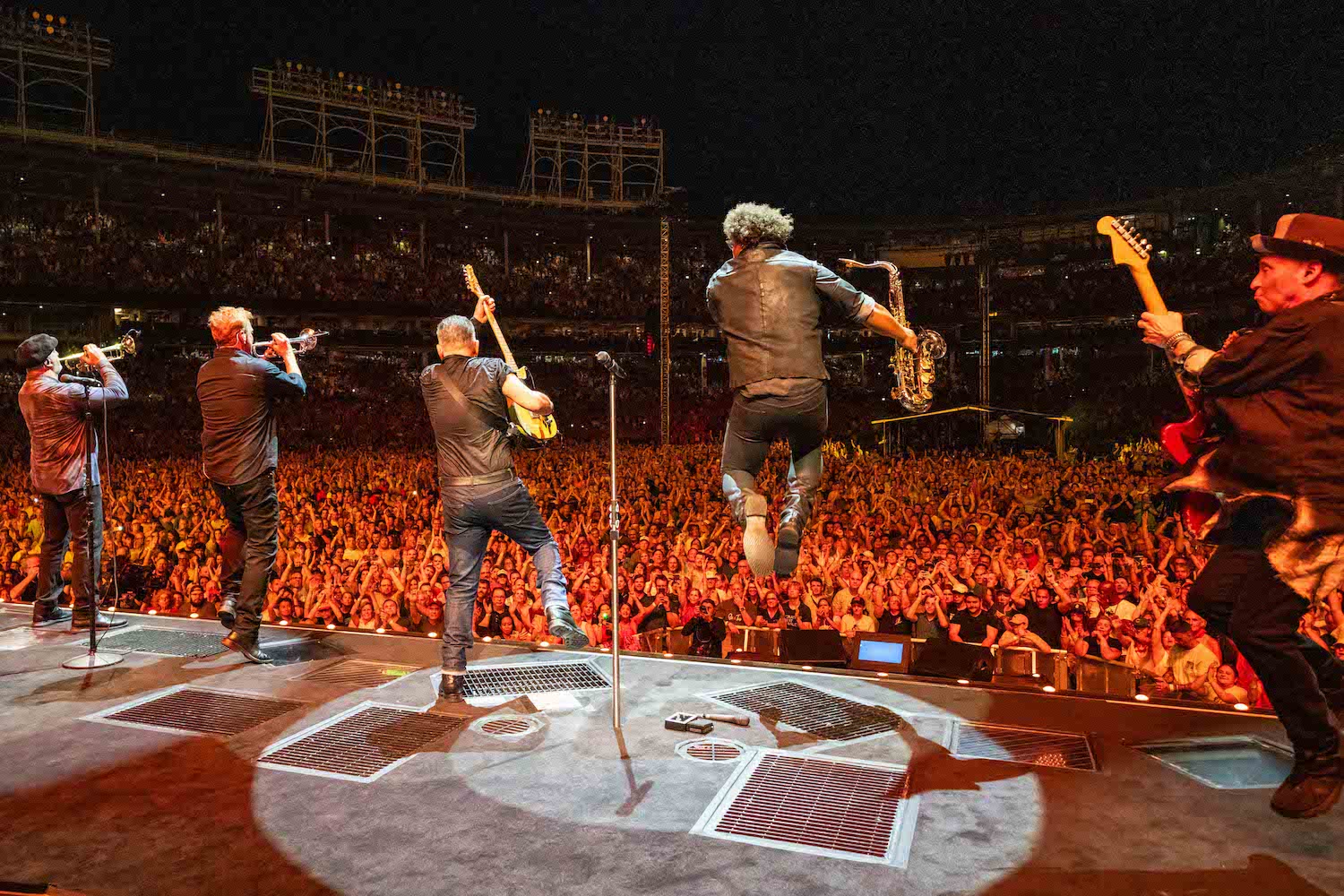 Bruce Springsteen & E Street Band at Wrigley Field, Chicago, Illinois on August 11, 2023.