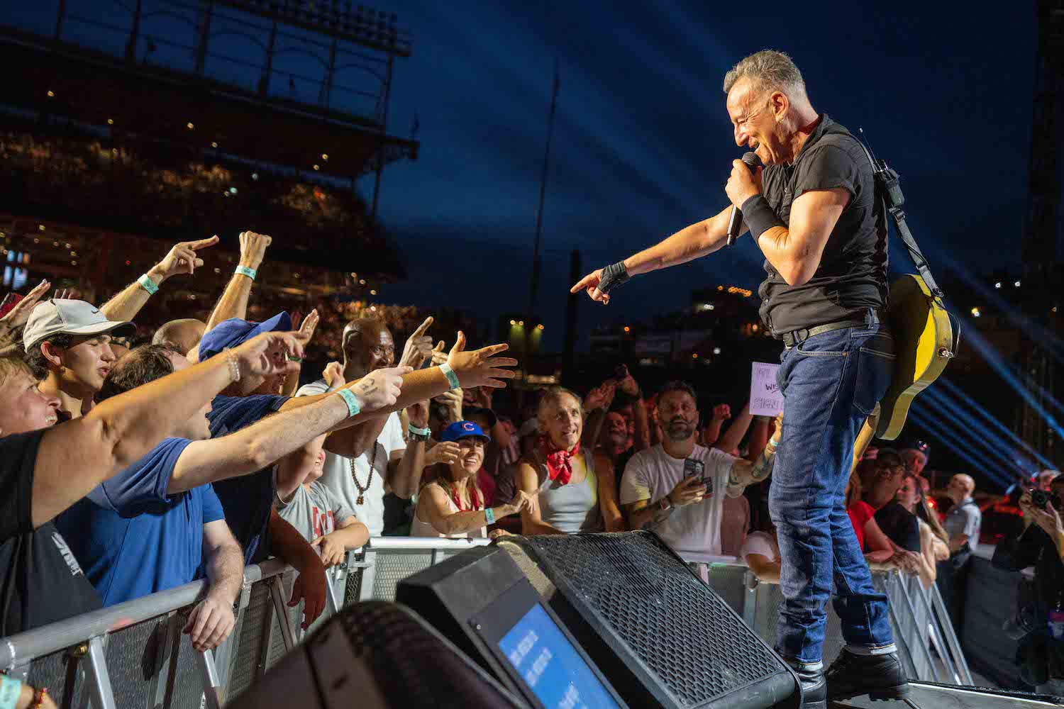 Bruce Springsteen & E Street Band at Wrigley Field, Chicago, Illinois on August 11, 2023.