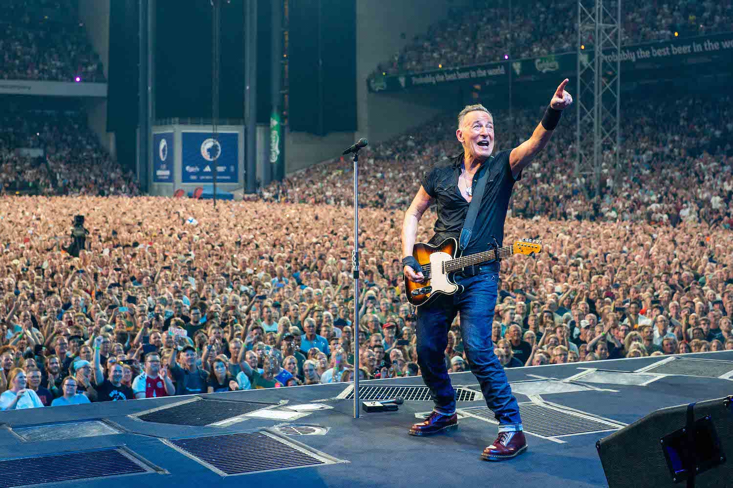 Bruce Springsteen & E Street Band at Parken, Copenhagen, Denmark on July 11, 2023.