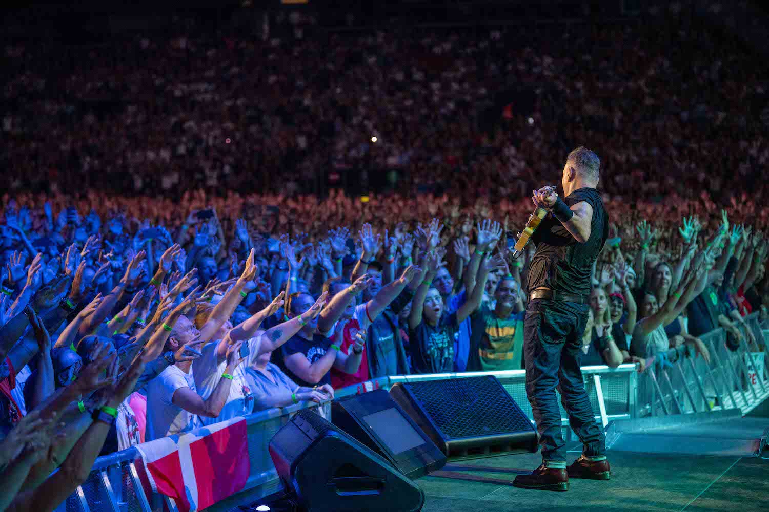 Bruce Springsteen & E Street Band at Parken, Copenhagen, Denmark on July 11, 2023.