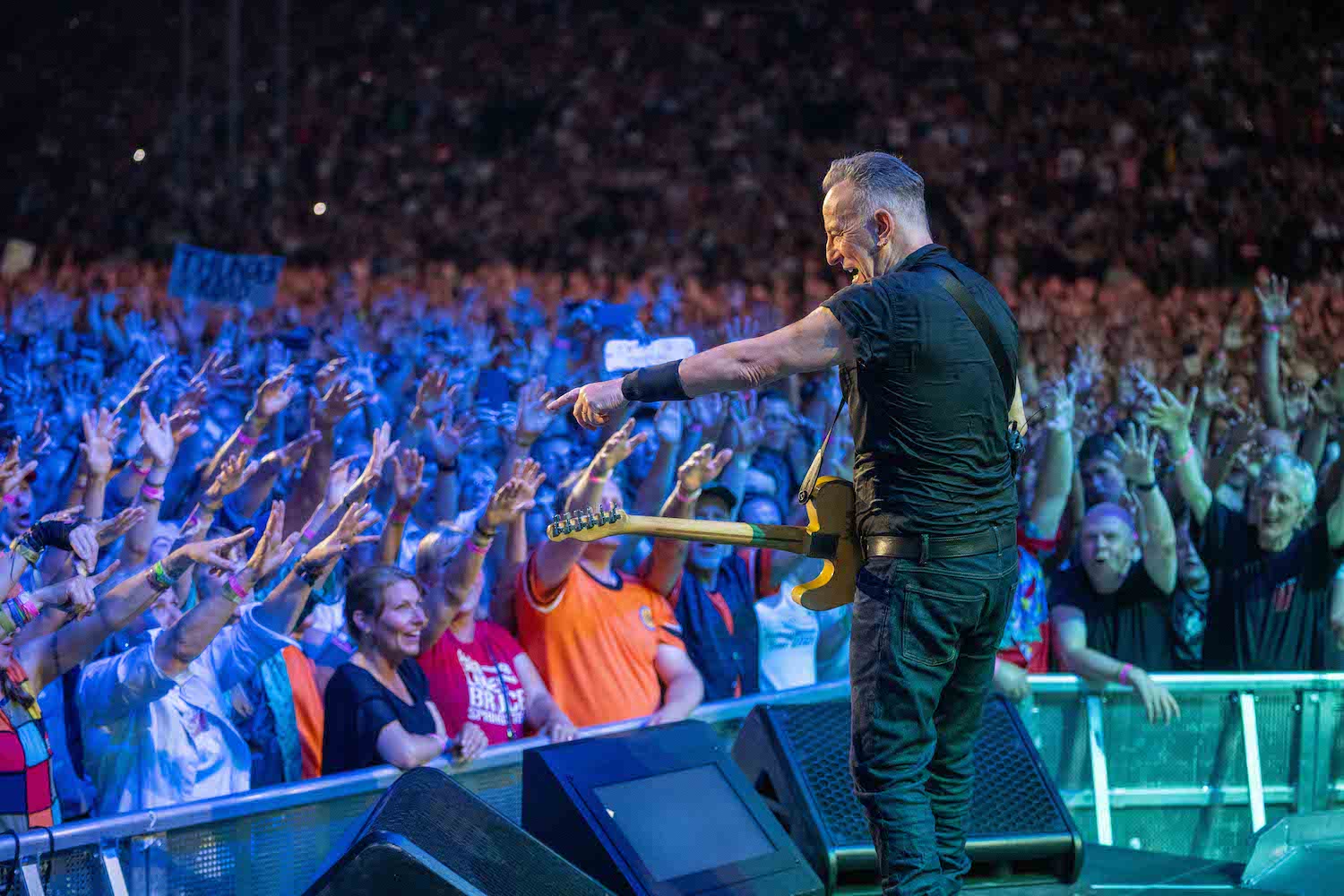 Bruce Springsteen & E Street Band at Parken, Copenhagen, Denmark on July 13, 2023.