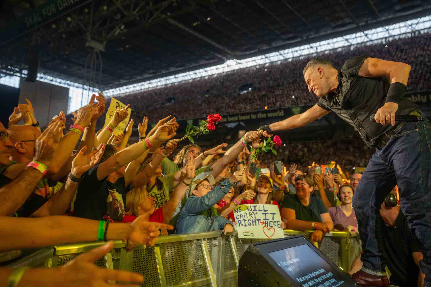 Bruce Springsteen & E Street Band at Parken, Copenhagen, Denmark on July 13, 2023.