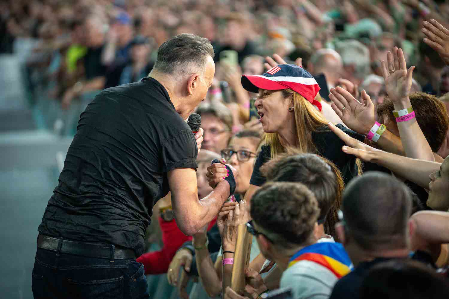 Bruce Springsteen & E Street Band at Parken, Copenhagen, Denmark on July 13, 2023.
