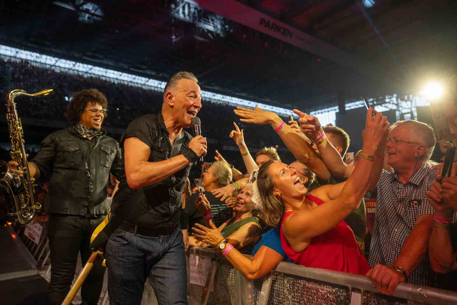 Bruce Springsteen & E Street Band at Parken, Copenhagen, Denmark on July 13, 2023.