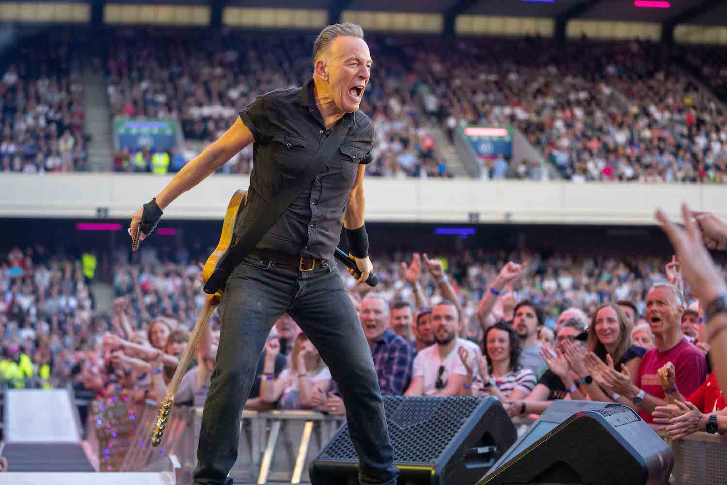 Bruce Springsteen & E Street Band at BT Murrayfield Stadium, Edinburgh, Scotland on May 30, 2023.