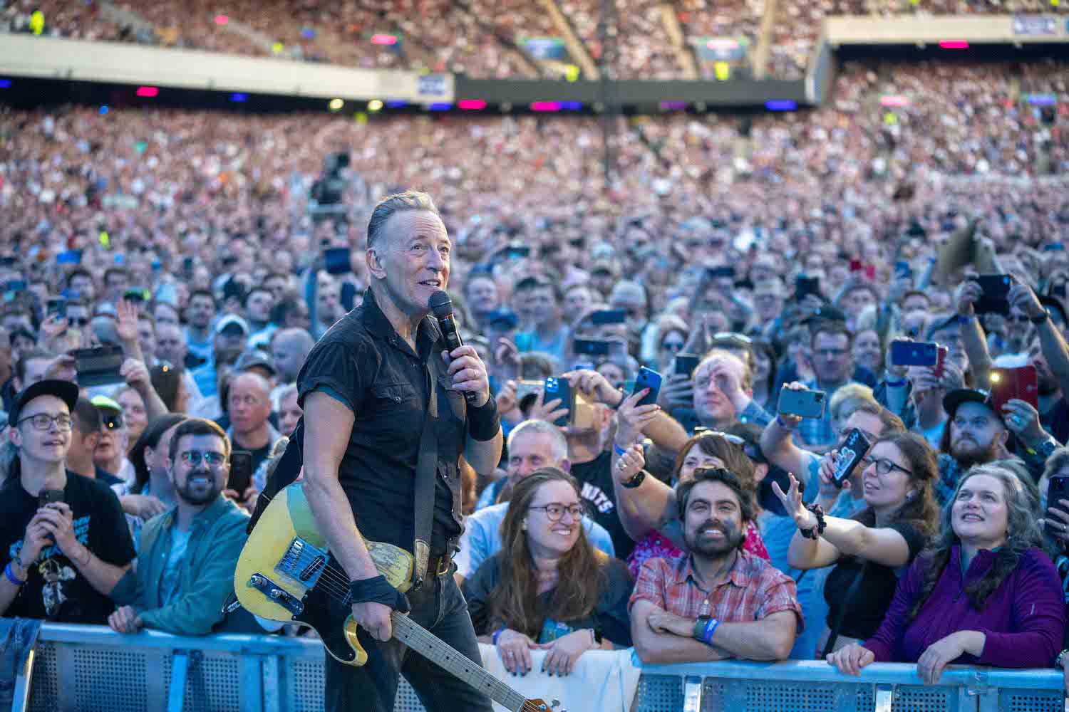 Bruce Springsteen & E Street Band at BT Murrayfield Stadium, Edinburgh, Scotland on May 30, 2023.