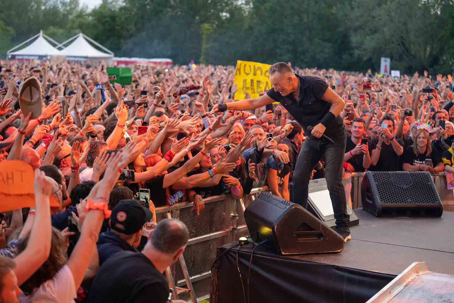 Bruce Springsteen & E Street Band at Parco Urbano G. Bassani, Ferrara, Italy on May 18, 2023.