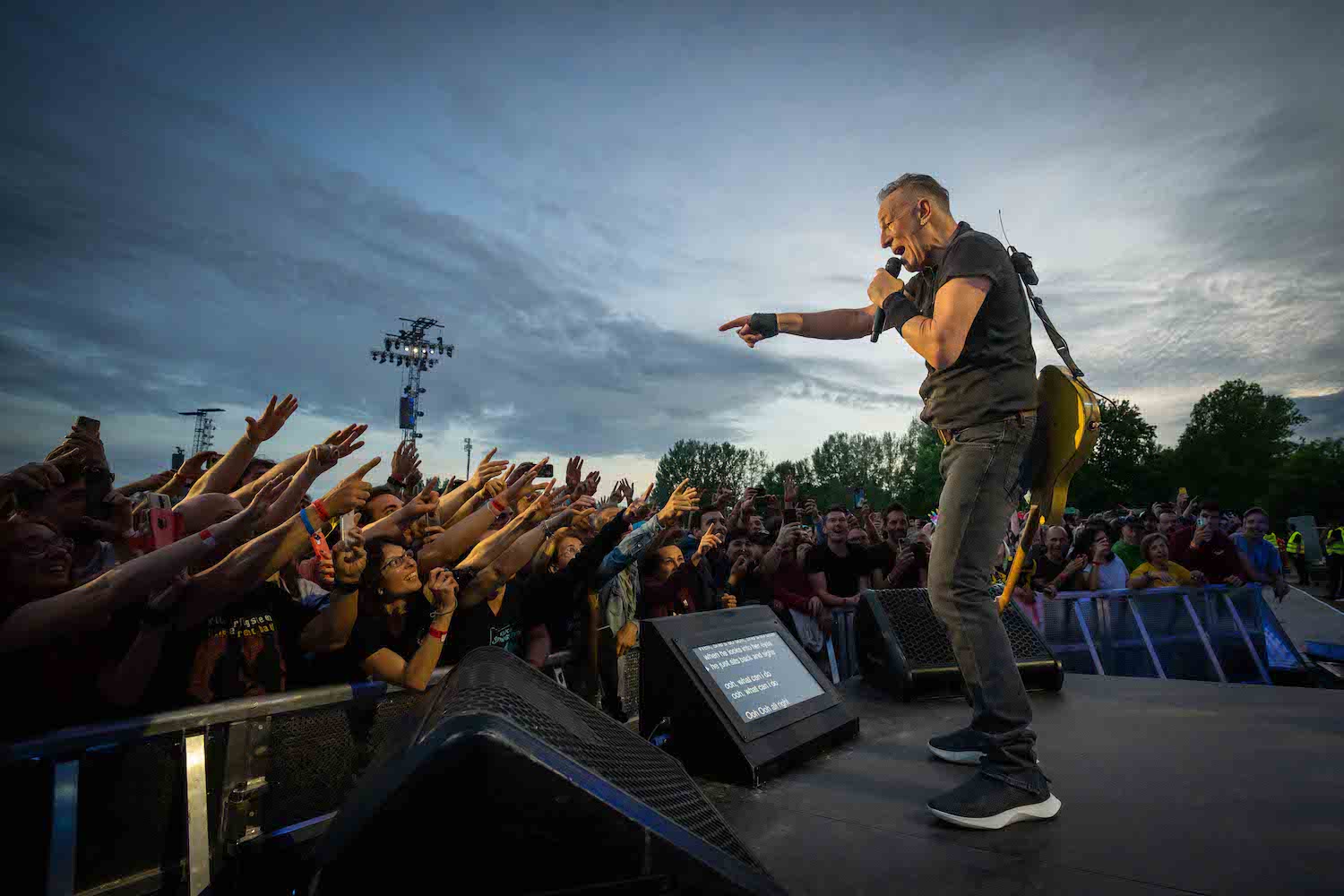 Bruce Springsteen & E Street Band at Parco Urbano G. Bassani, Ferrara, Italy on May 18, 2023.