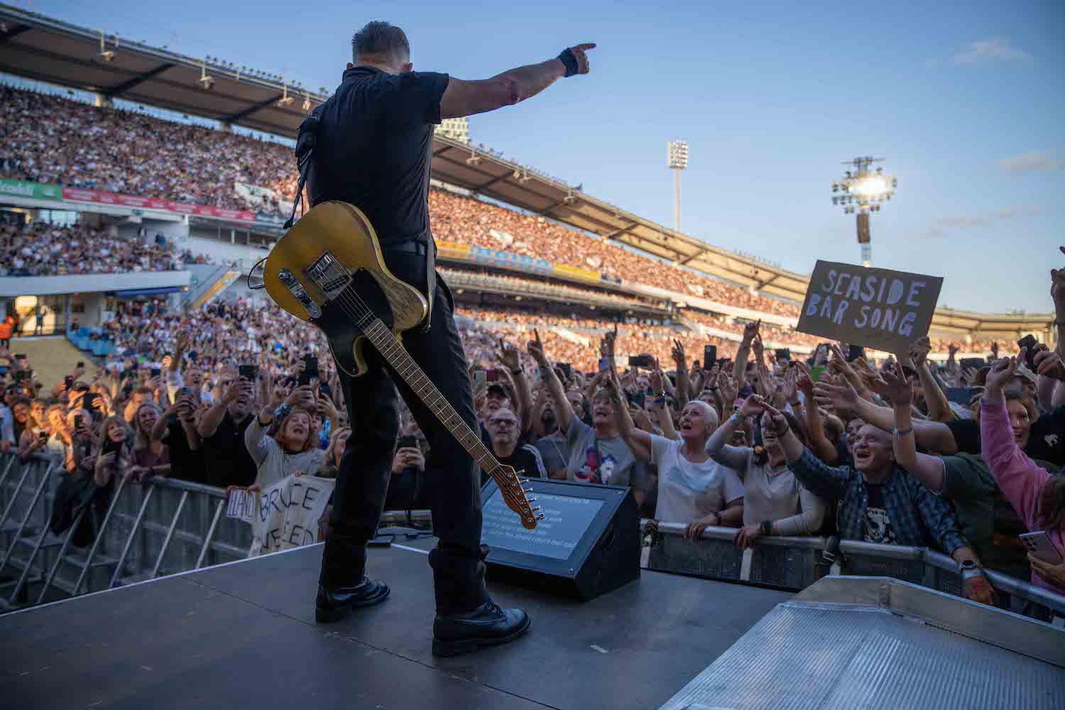 Bruce Springsteen & E Street Band at Ullevi, Gothenburg, Sweden on June 24, 2023.