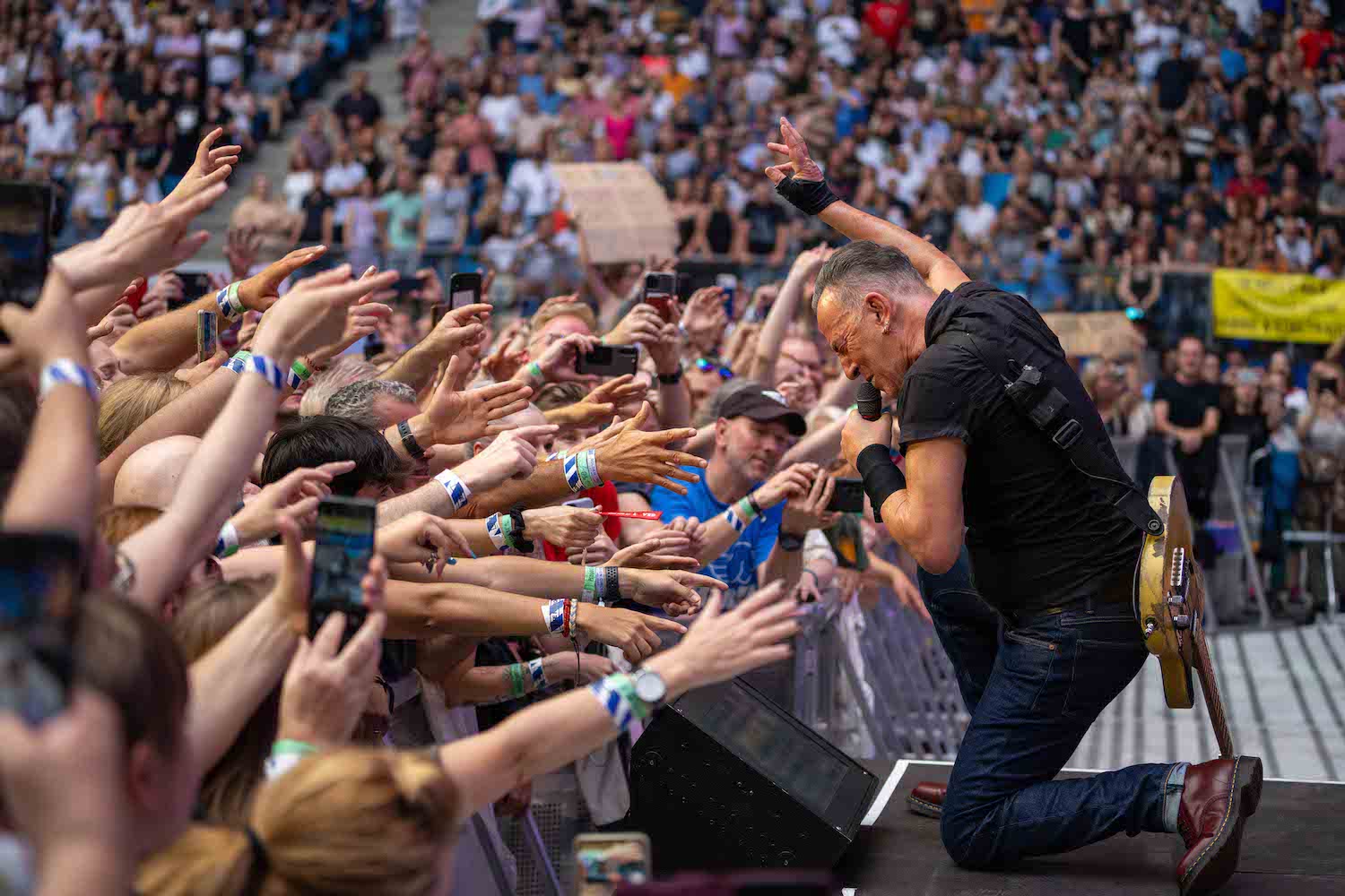 Bruce Springsteen & E Street Band at Volksparkstadion, Hamburg, Germany on July 15, 2023.