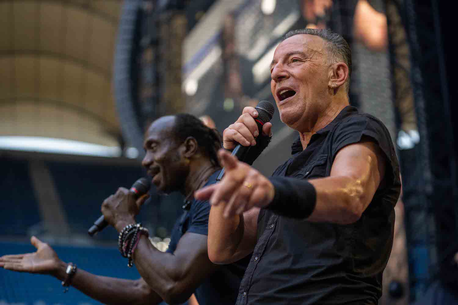 Bruce Springsteen & E Street Band at Volksparkstadion, Hamburg, Germany on July 15, 2023.