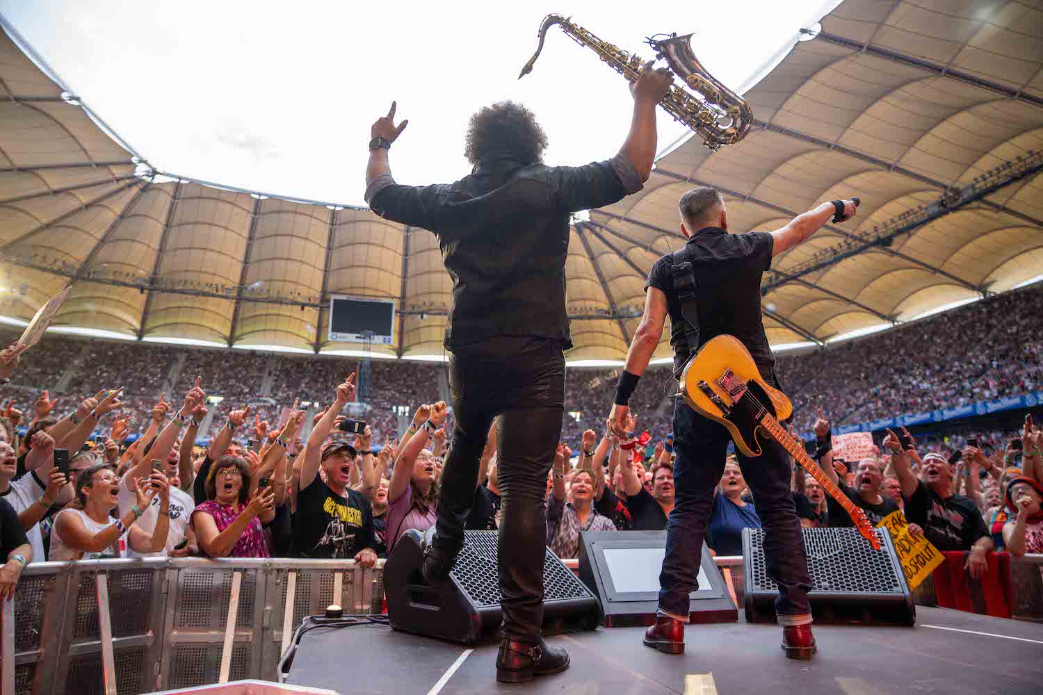 Bruce Springsteen & E Street Band at Volksparkstadion, Hamburg, Germany on July 15, 2023.