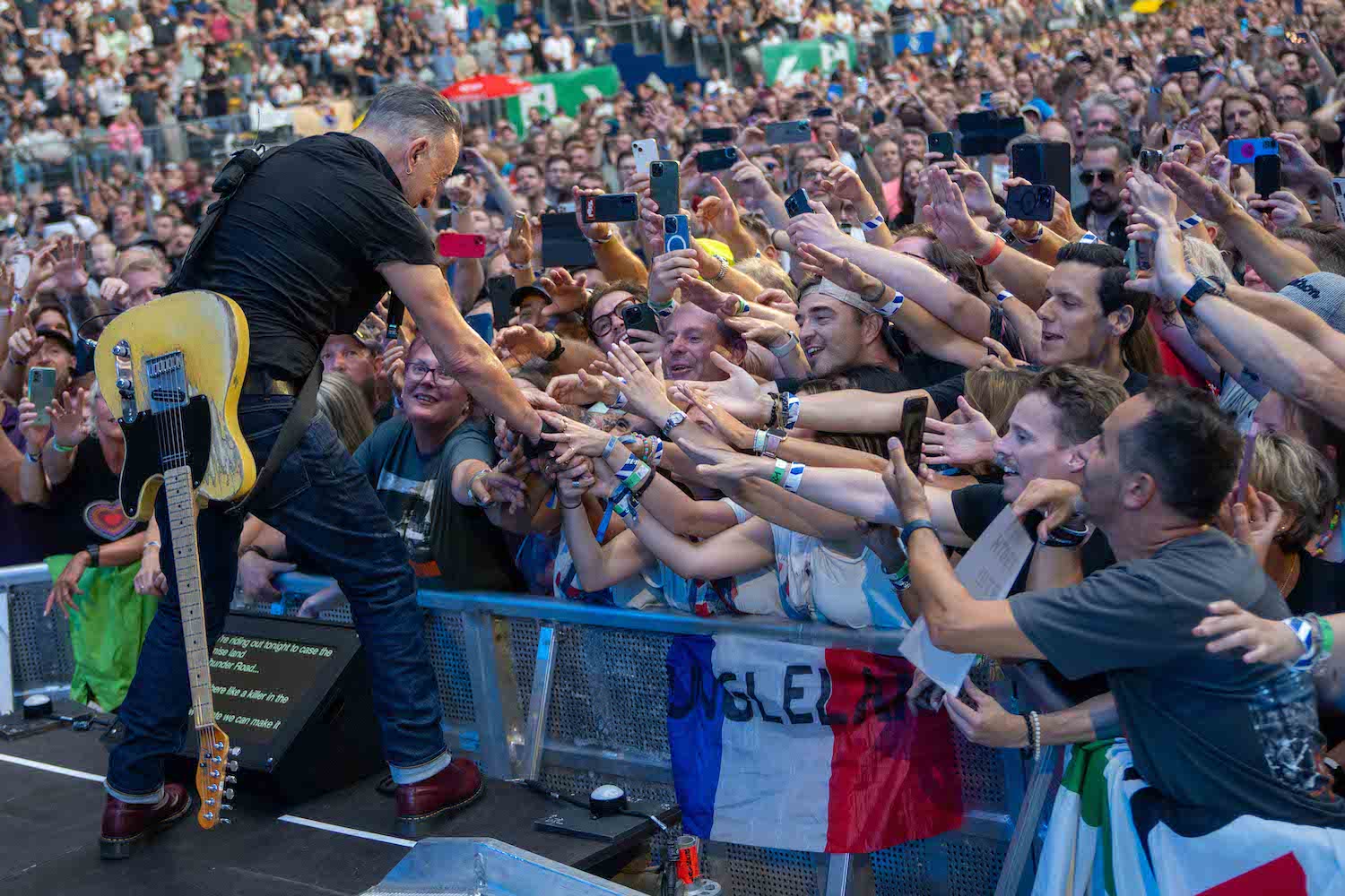 Bruce Springsteen & E Street Band at Volksparkstadion, Hamburg, Germany on July 15, 2023.