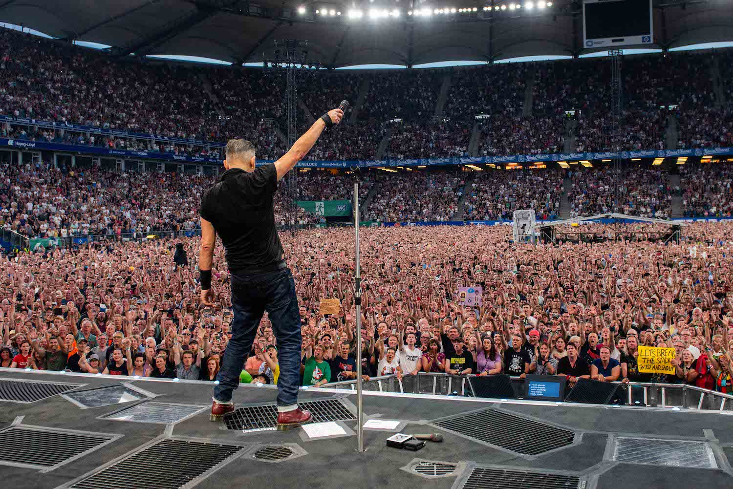 Bruce Springsteen & E Street Band at Volksparkstadion, Hamburg, Germany on July 15, 2023.