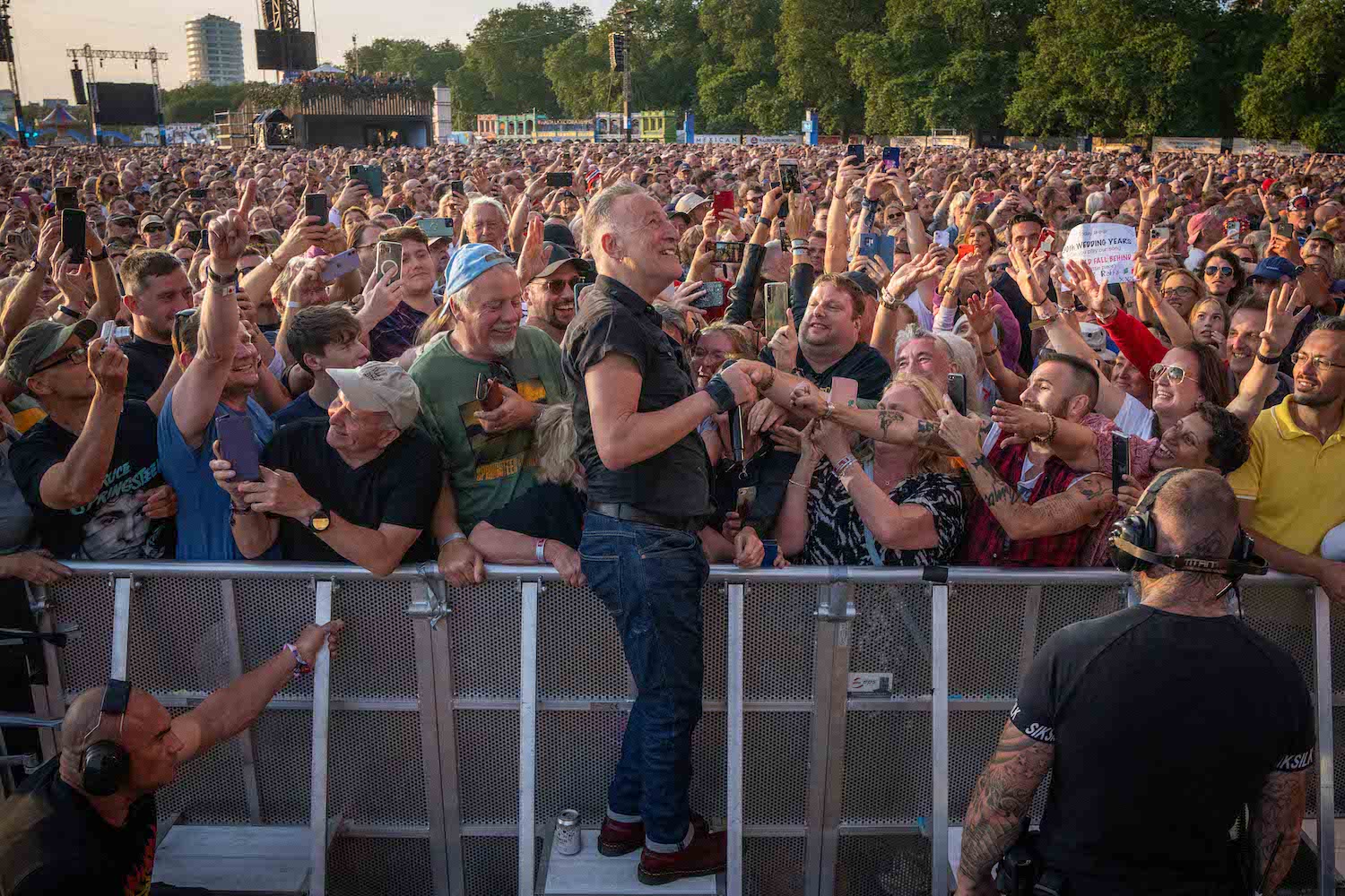 Bruce Springsteen & E Street Band at BST Hyde Park, London, U.K. on July 6, 2023.