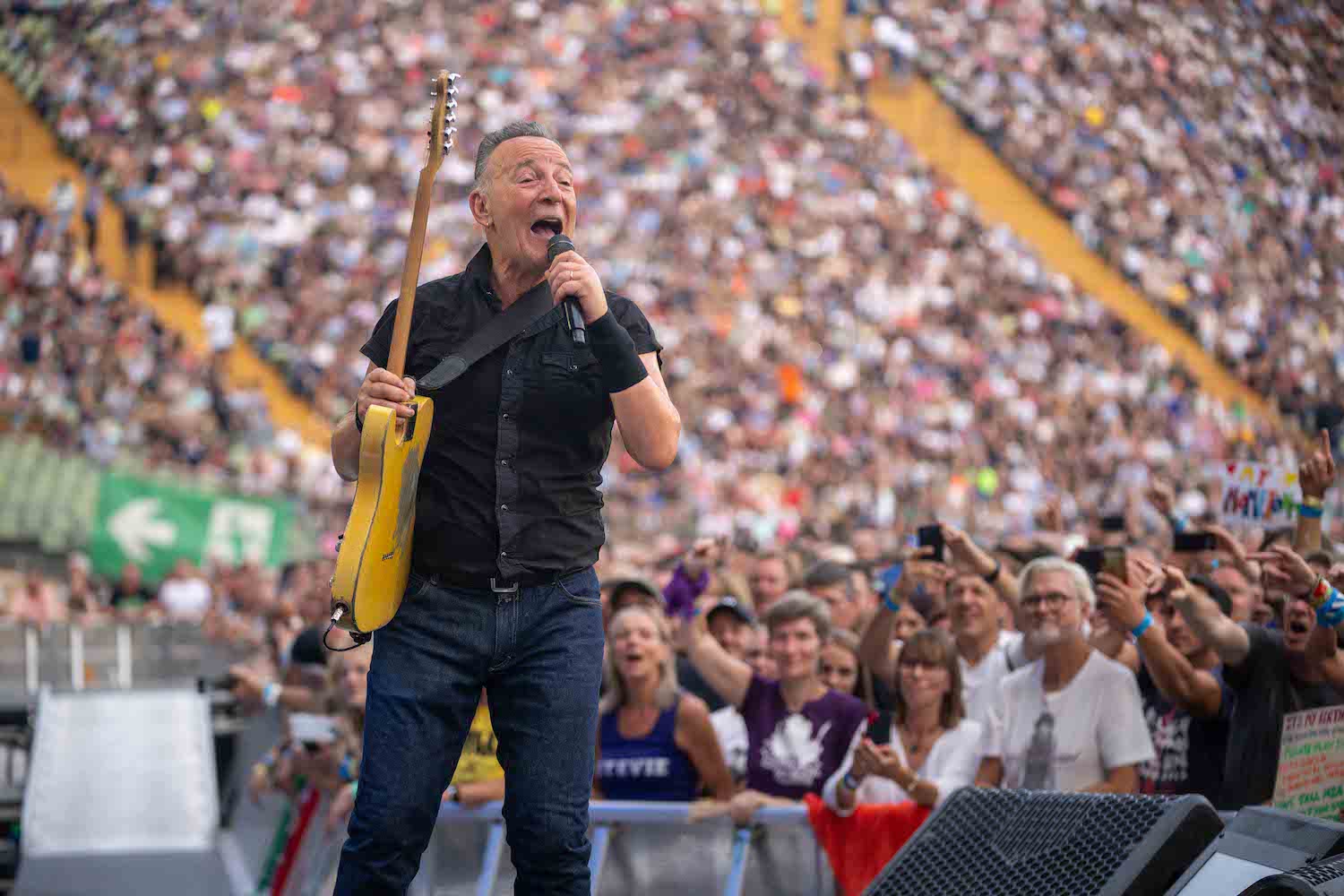 Bruce Springsteen & E Street Band at Olympiastadion, Munich, Germany on July 23, 2023.