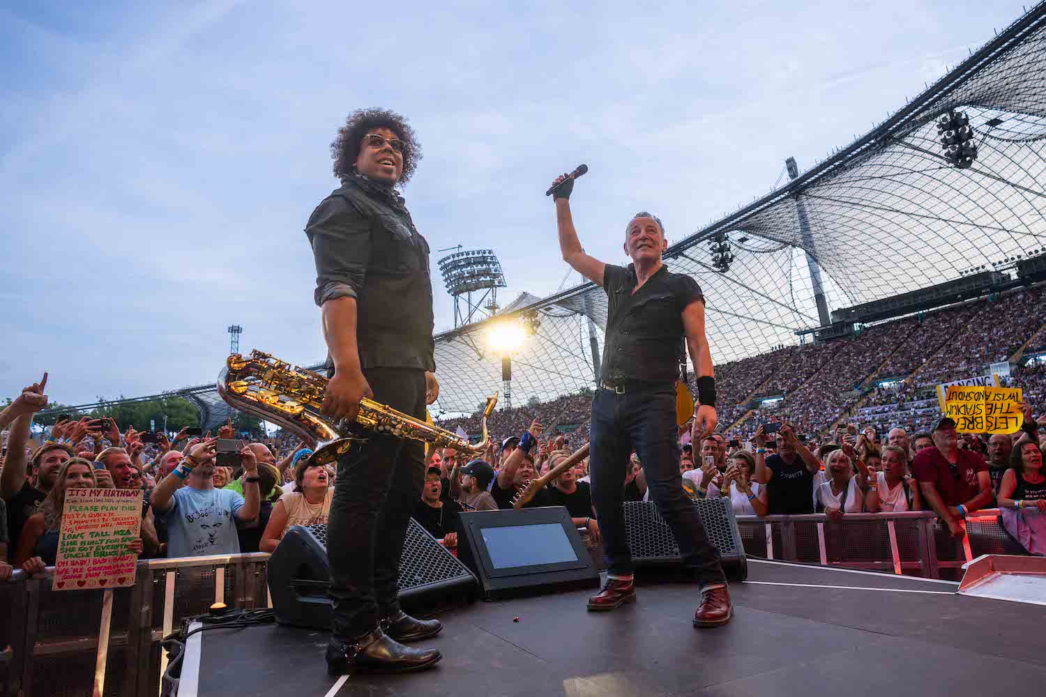 Bruce Springsteen & E Street Band at Olympiastadion, Munich, Germany on July 23, 2023.