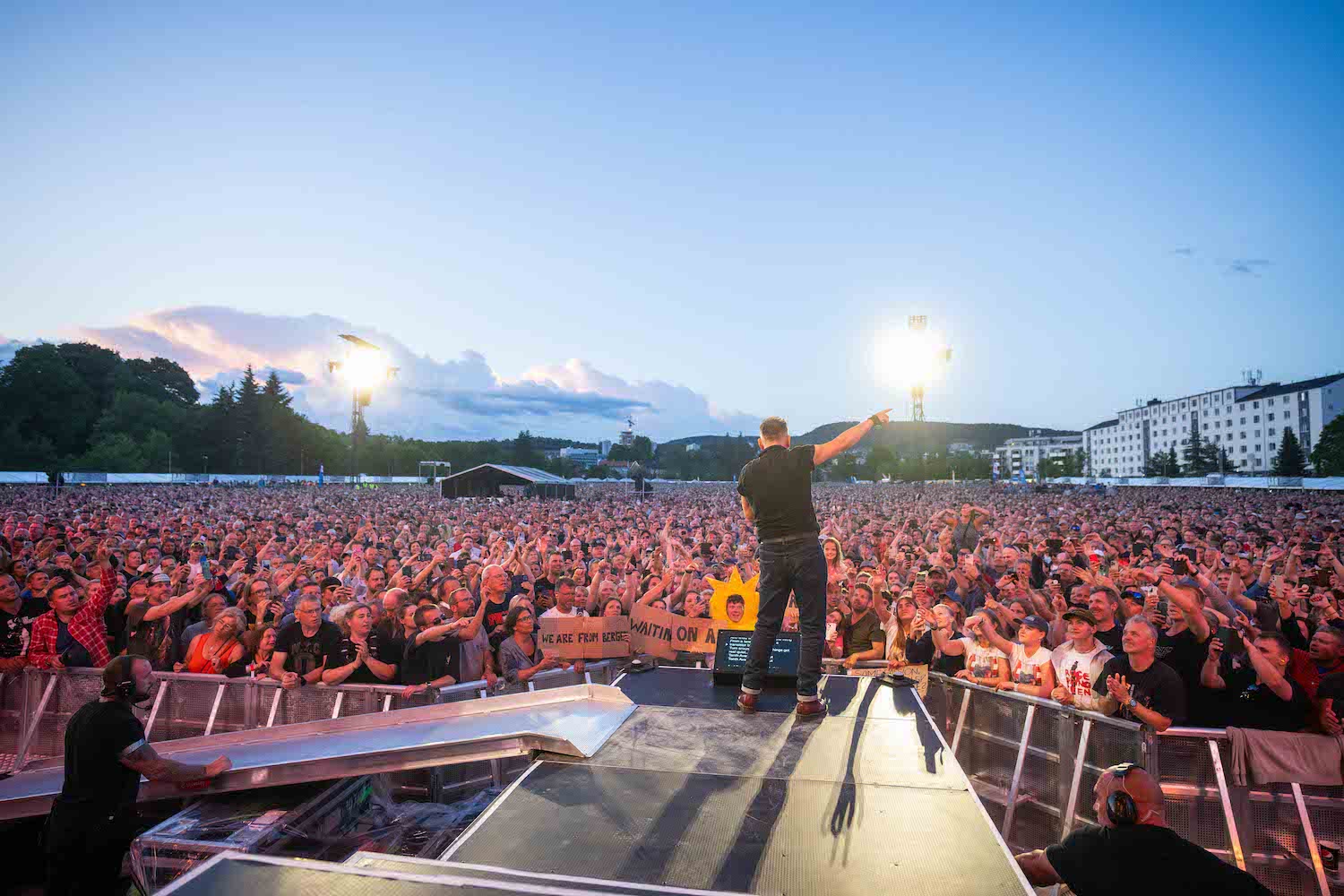Bruce Springsteen & E Street Band at Voldsløkka, Oslo, Norway on June 30, 2023.