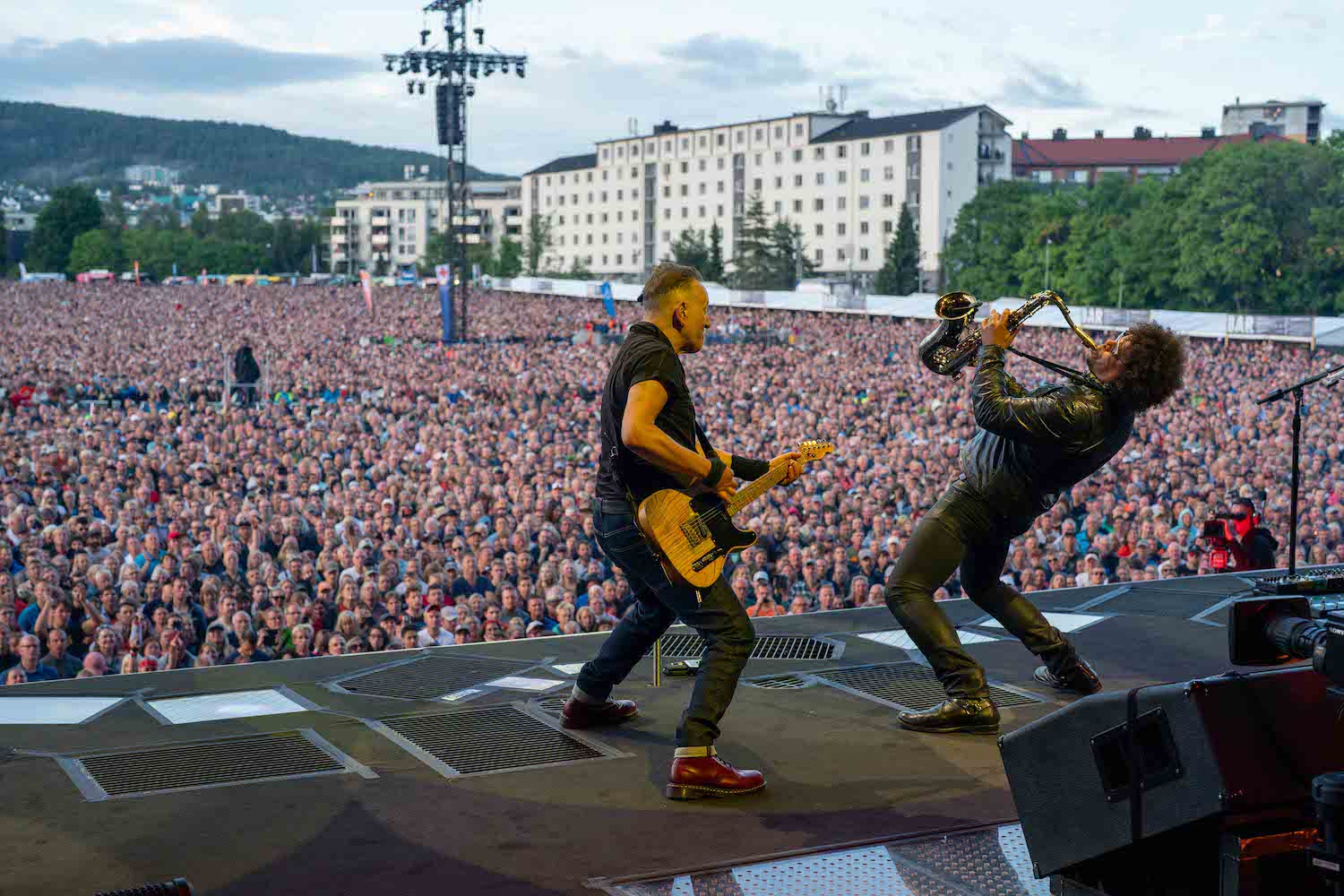 Bruce Springsteen & E Street Band at Voldsløkka, Oslo, Norway on July 2.