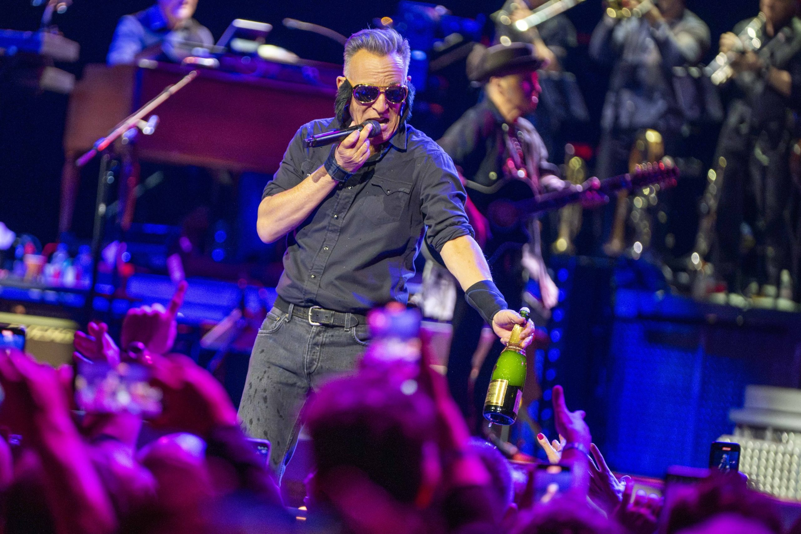 Bruce Springsteen & E Street Band at T-Mobile Arena, Las Vegas, Nevada on March 22, 2024.
