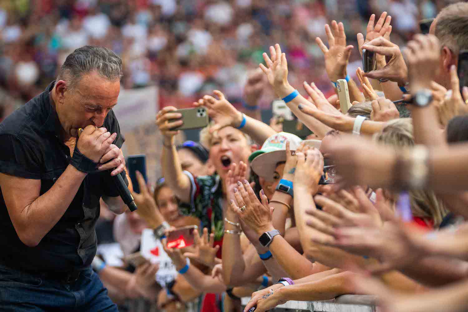 Bruce Springsteen & E Street Band at Ernst Happel Stadion, Vienna, Austria on July 18, 2023.