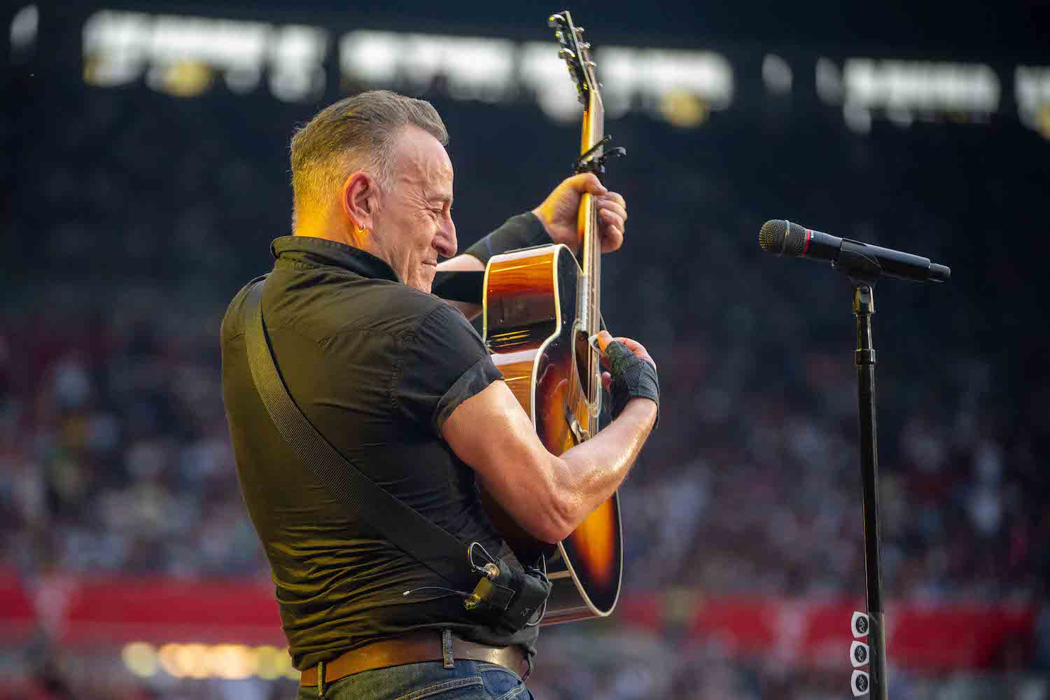 Bruce Springsteen & E Street Band at Ernst Happel Stadion, Vienna, Austria on July 18, 2023.