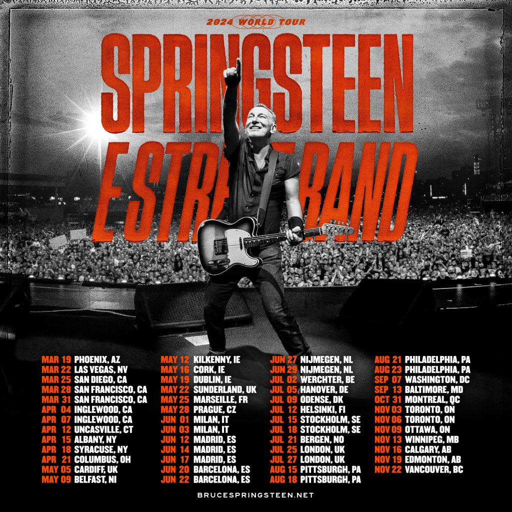 Bruce Springsteen and The E Street Band Add Las Vegas Stop to 2024 World Tour