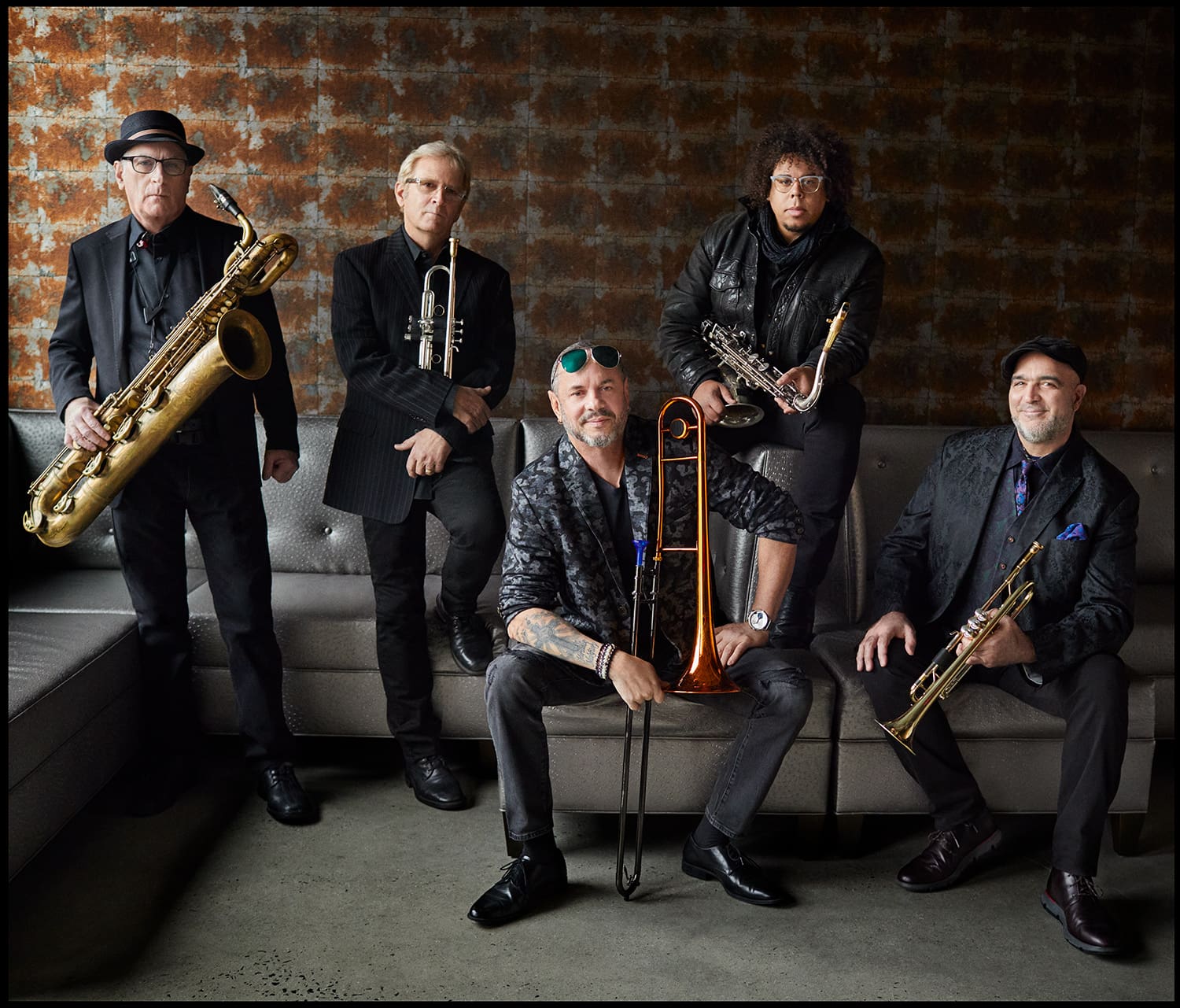 E Street Horns 2023 portrait by Danny Clinch