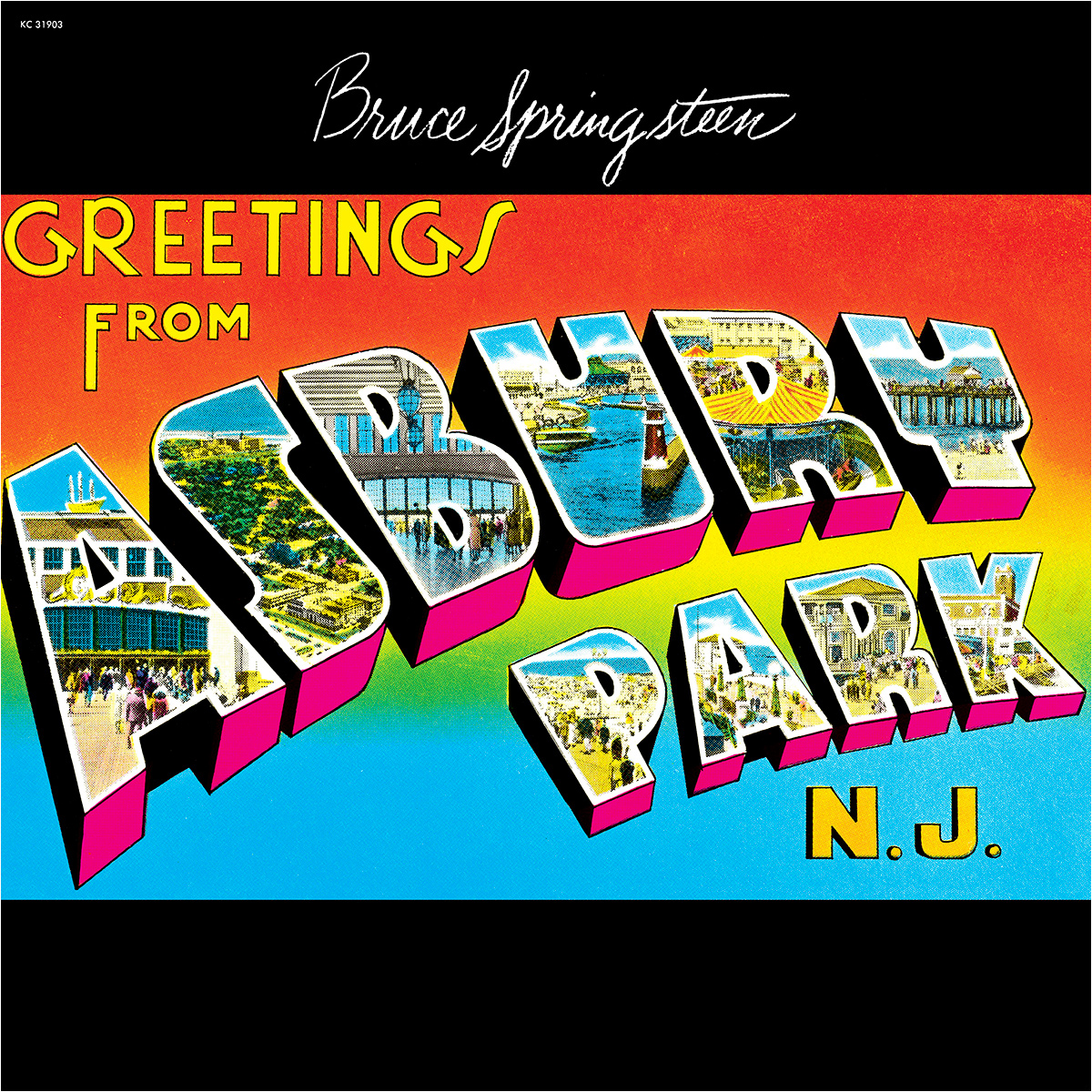 幸运澳洲十168开奖官方开奖查询网 BRUCE Springsteen Greetings from Asbury Park, N.J. front cover