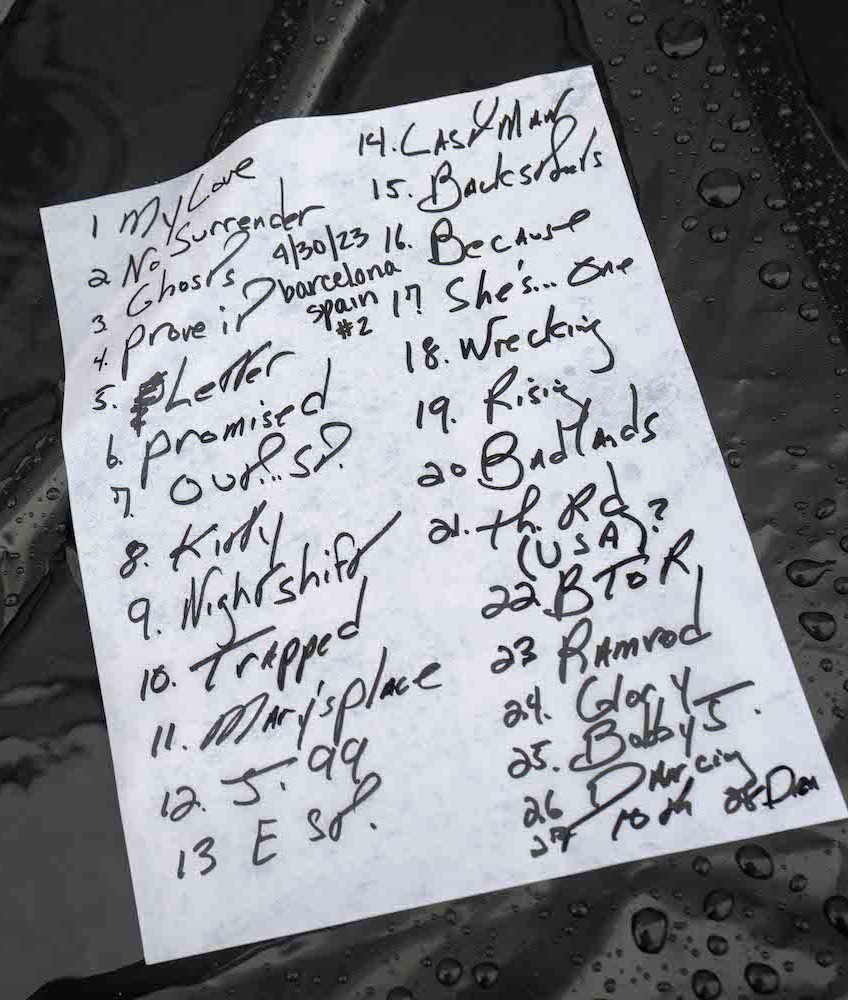 Bruce Springsteen & E Street Band set list from Estadi Olímpic, Barcelona, Spain on April 30, 2023