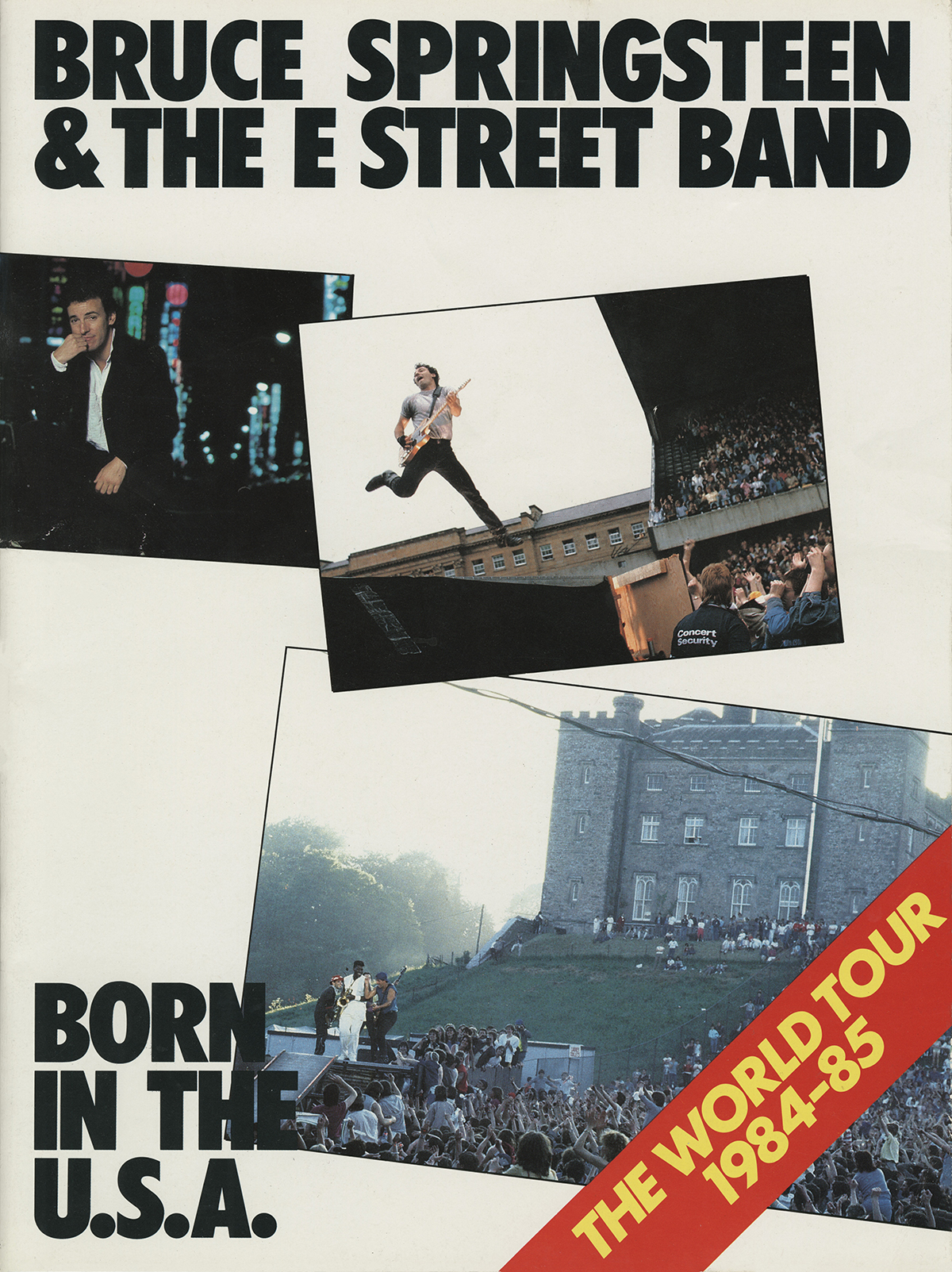 Bruce Springsteen Born In The U.S.A. world tour book