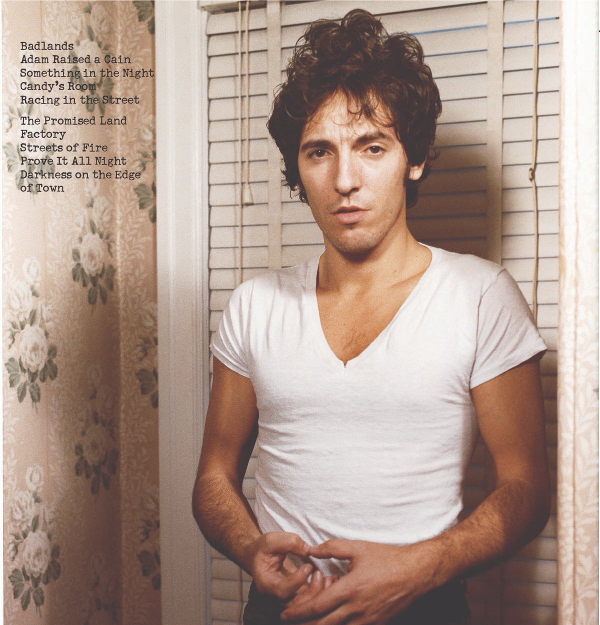 Bruce Springsteen Darkness on the Edge of Town back cover
