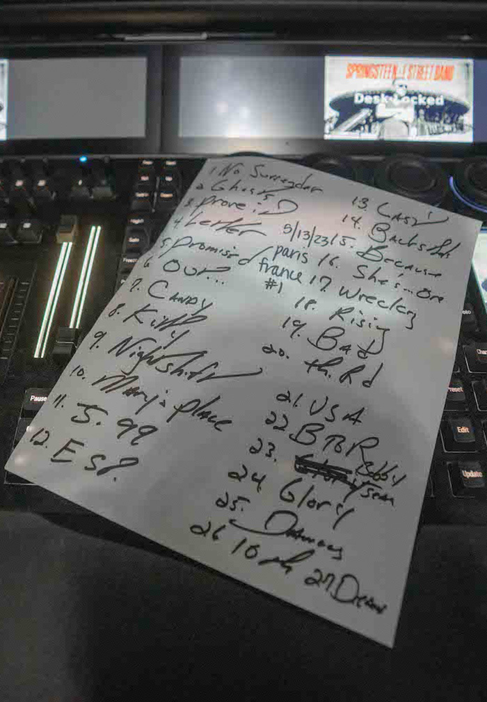 Bruce Springsteen & E Street Band set list from La Defense Arena, Paris, France concert May 13, 2023