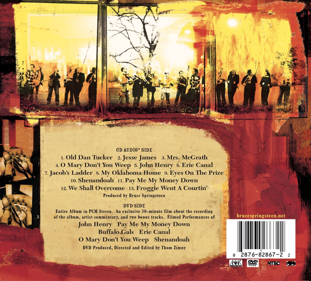 Bruce Springsteen We Shall Overcome: The Seeger Sessions back cover