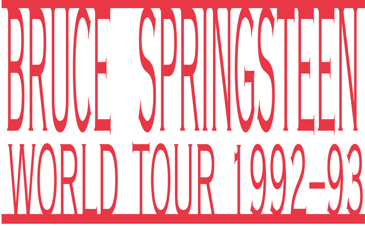 Bruce Springsteen 1992-1993 World Tour logo